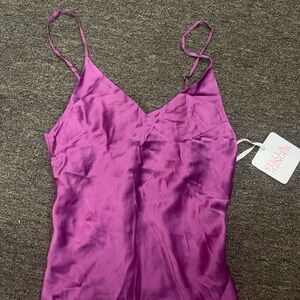 Elegant Purple Camisole Top with Soft Fabric